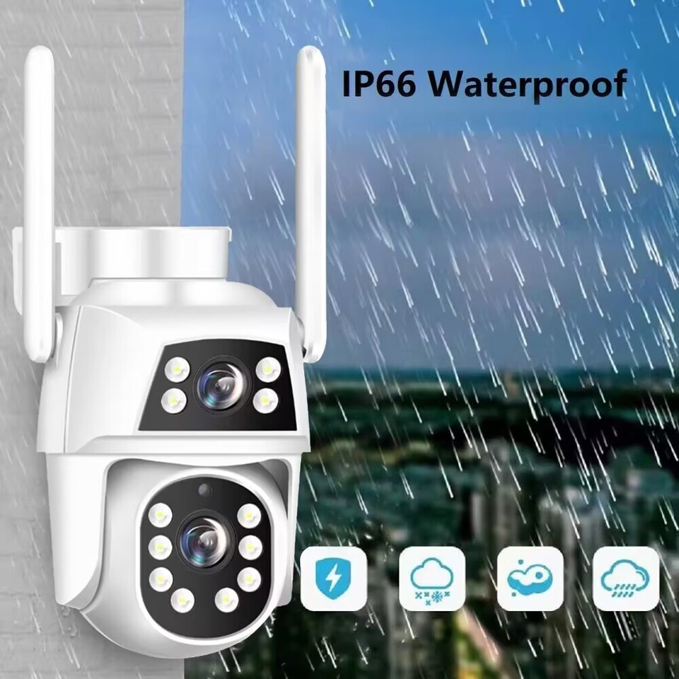 ZCLOVELMM HD22W 8MP Dual-Lens Dual-Screen PTZ Camera IP thumbnail