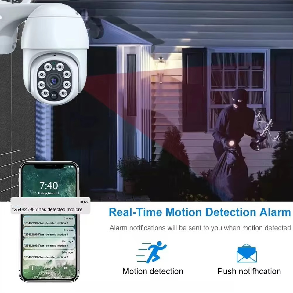 ZCLOVELMM TY5MPW Tuya Smart Life 5MP PTZ WiFi IP Camera with Two-Way Audio, Motion Tracking, IP66 Waterproof and Color Night Vision thumbnail