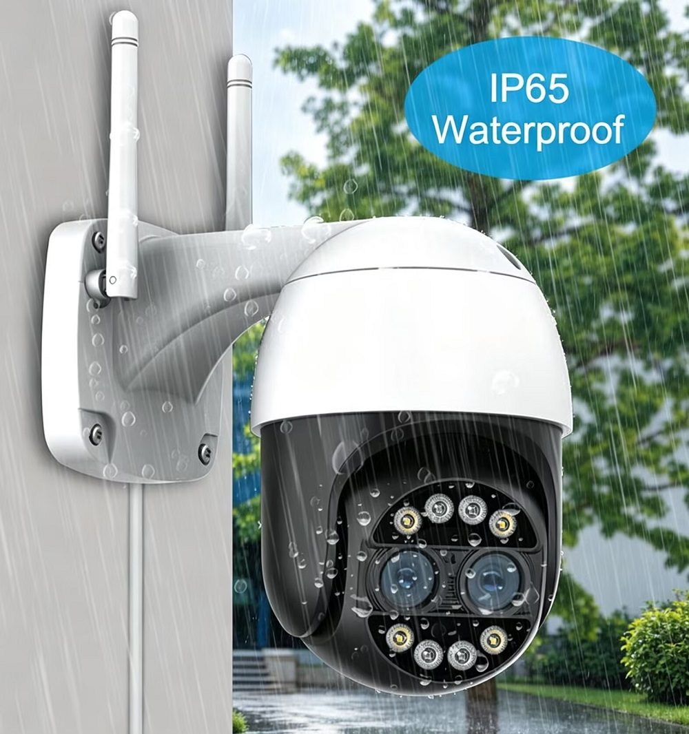 icsee 8MP 4K PTZ WIFI IP Camera Outdoor Security 8X Zoom Z Dual Lens Wireless Video Surveillance CCTV Cameras P2P Speed Dome thumbnail