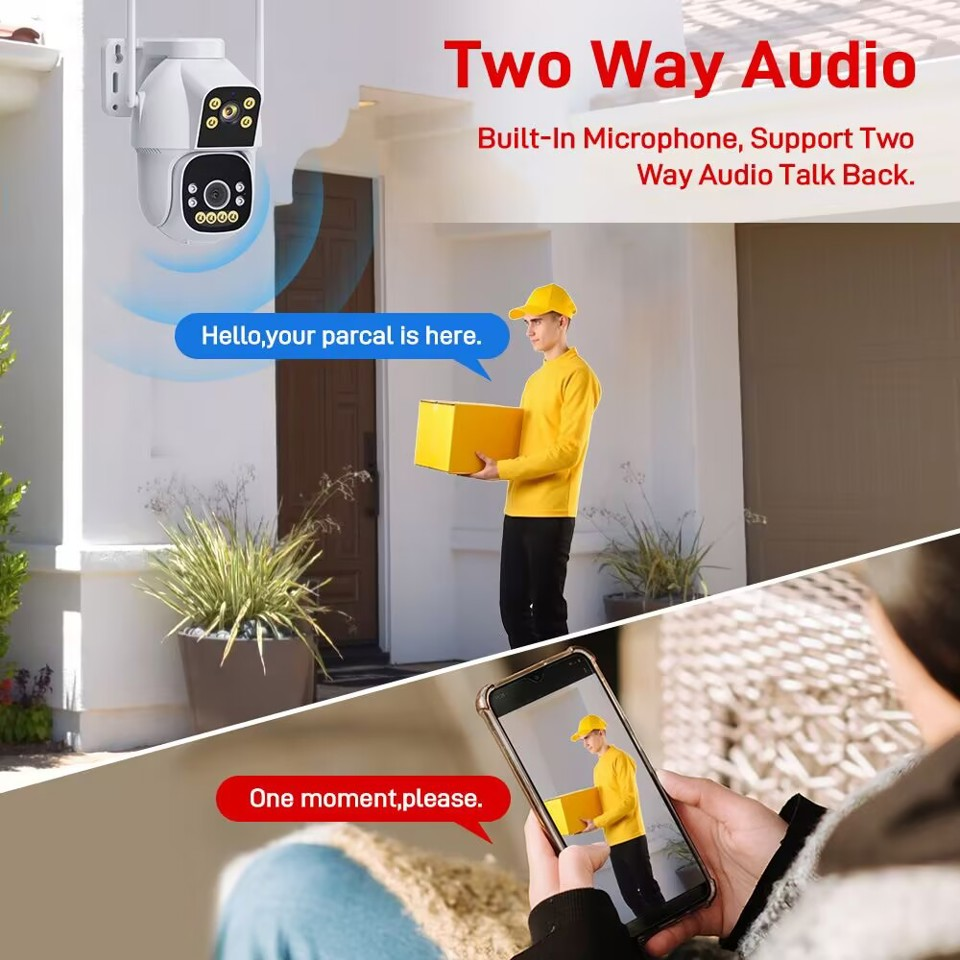Two Way Audio: Built-In Microphone and Speaker, Support Two Way Audio thumbnail