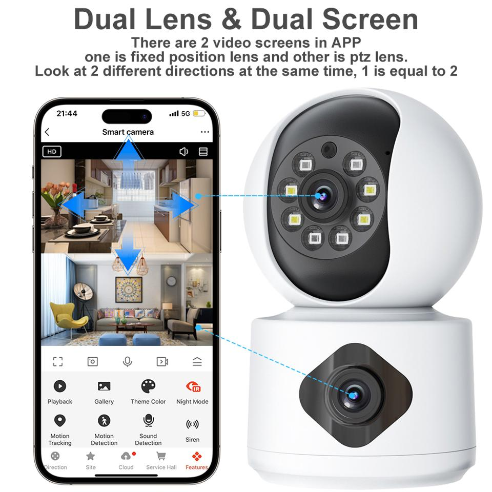 Dual Lens & Dual Screen,4MP+4MP=8MP thumbnail