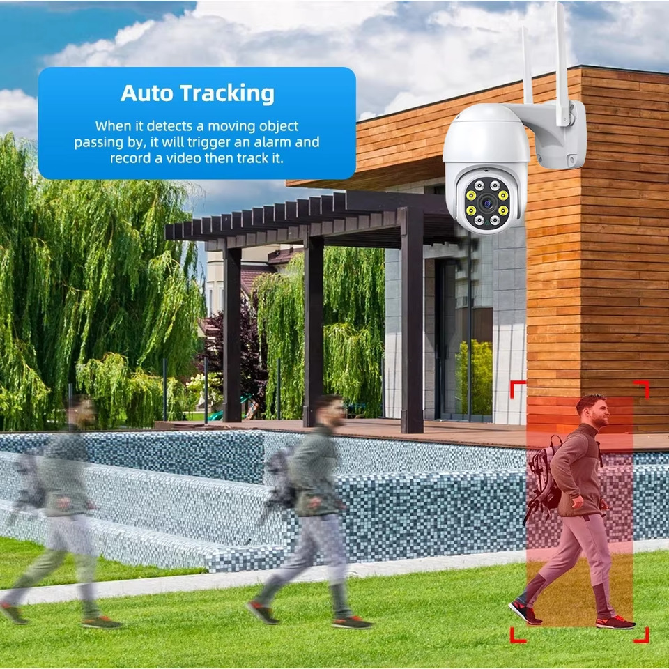 ZCLOVELMM TY5MPW Tuya Smart Life 5MP PTZ WiFi IP Camera with Two-Way Audio, Motion Tracking, IP66 Waterproof and Color Night Vision thumbnail